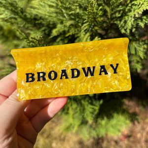 Broadway Playbill Claw Clip